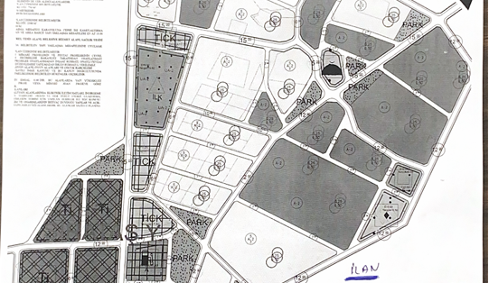 HÜRRİYET MAHALLESİ SIRATAŞ KÜME EVLERİ İMAR UYGULAMASI ASKI İLANI