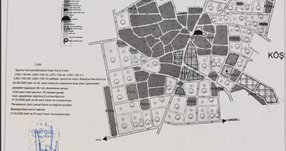 İlan İlçemiz Hürriyet Mahallesi Köşk Küme Evleri